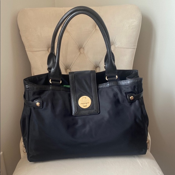 kate spade Handbags - ♠️ Kate Spade Large Black Designer Tote Bag
